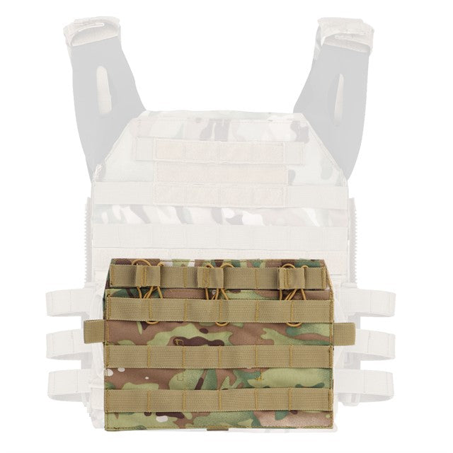 JPC Vest 2.0 Front Panel Triple Pouch - Multicam