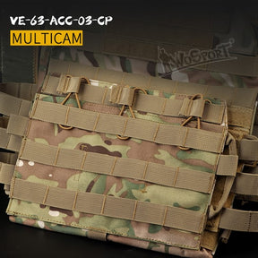 JPC Vest 2.0 Front Panel Triple Pouch - Multicam