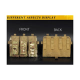 JPC Vest 2.0 Front Panel 5.56 Triple Pouch - Multicam