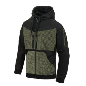 Rogue Hoodie (FullZip) - Black / Desert Night Camo
