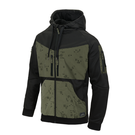 Rogue Hoodie (FullZip) - Black / Desert Night Camo