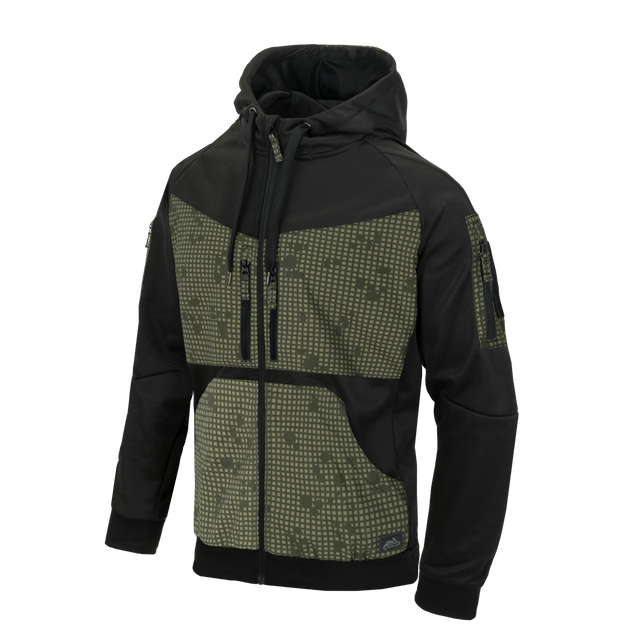 Rogue Hoodie (FullZip) - Black / Desert Night Camo