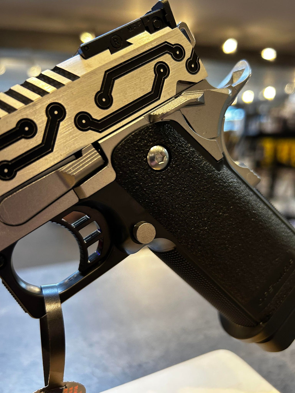 Hi-Capa 5.1 chrome custom build pistol m. tornado barrel | Airsoftgeek