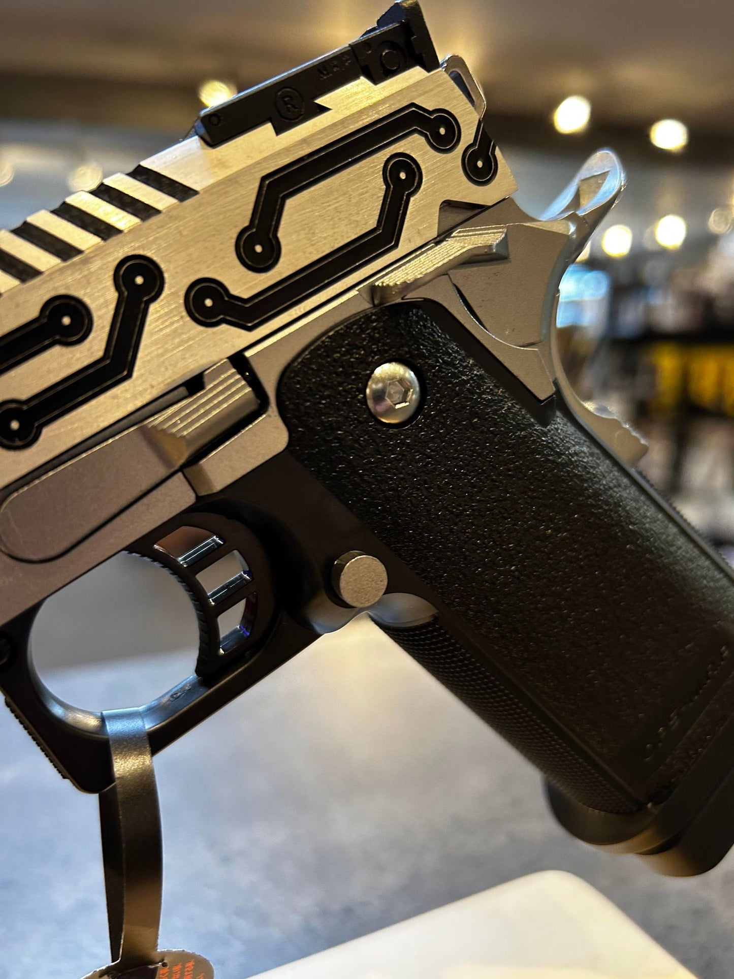 Hi-Capa 5.1 chrome custom build pistol m. tornado barrel | Airsoftgeek