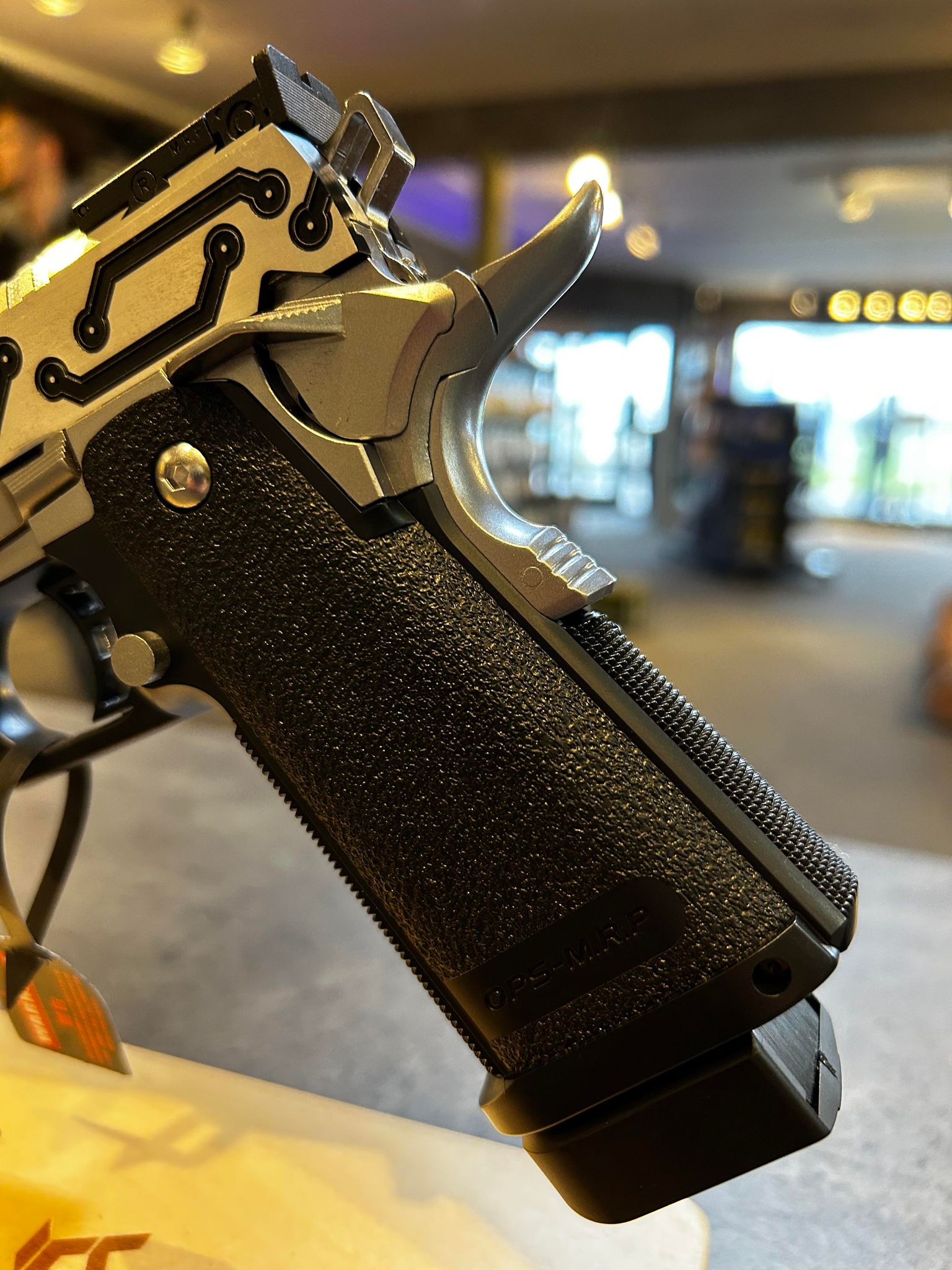 Hi-Capa 5.1 chrome custom build pistol m. tornado barrel | Airsoftgeek