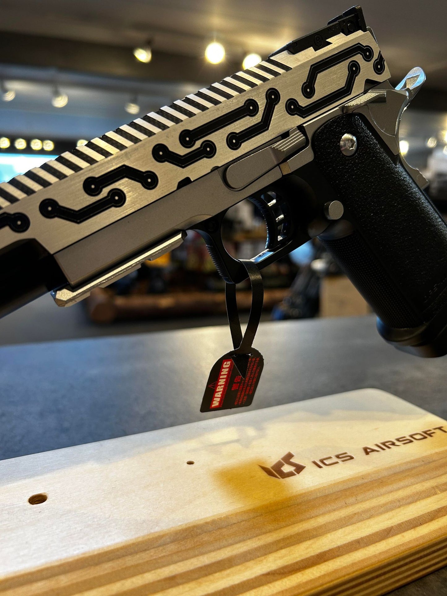 Hi-Capa 5.1 chrome custom build pistol m. tornado barrel | Airsoftgeek