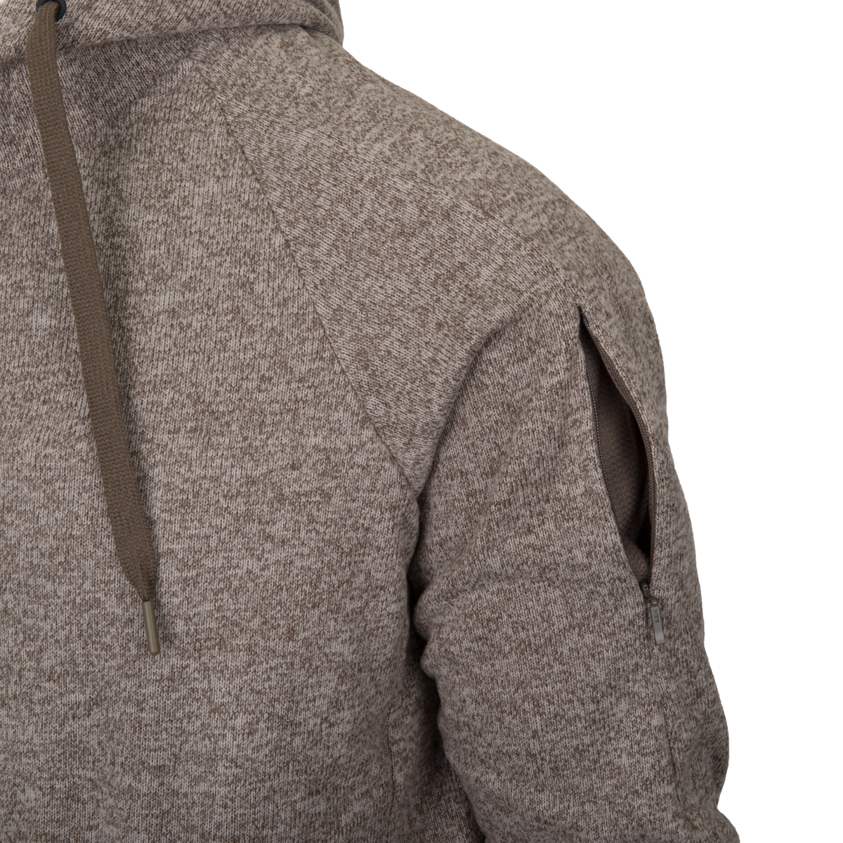 HELIKON COVERT TACTICAL Hoodie (FullZip) - Melange Light Tan