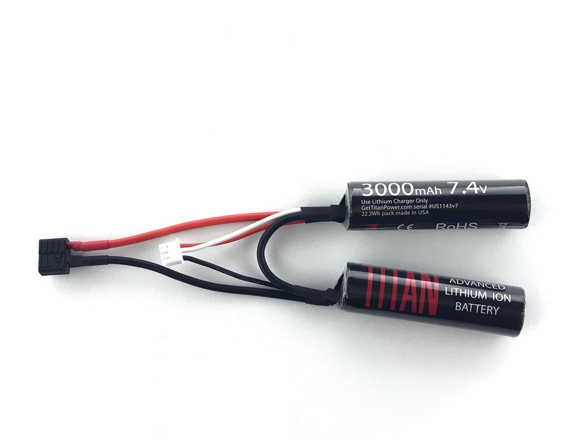 TITAN Li-Ion Batteri 7,4V 3000mAh 30C - Nunchuk, T-Dean