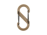 S-BINER® PLASTIK DUAL Karabinhage, TAN - STØRRELSE 2