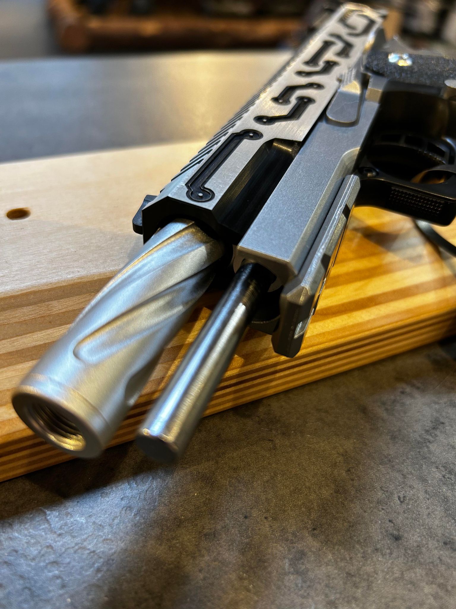 Hi-Capa 5.1 chrome custom build pistol m. tornado barrel | Airsoftgeek