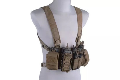 D3CR Chest Rig Taktisk väst - Tan