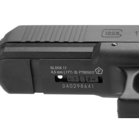 GLOCK 17 Gen5 MOS 4,5 mm CO2 Blowback - uden adapter