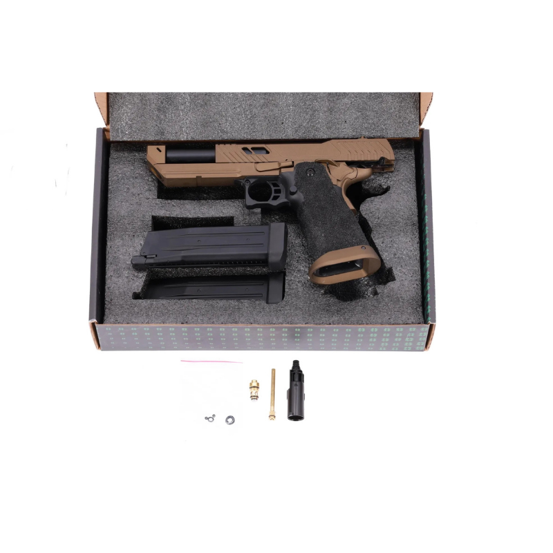 SA-VGP21 VAPOR Optics Ready GBB Pistol - Brun