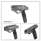 Nightingale helautomatisk blaster (vit)