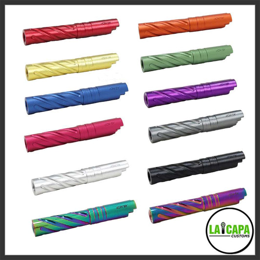 LA Capa Customs 4.3 Aluminum Tornado Ytterpipa till Hi Capa
