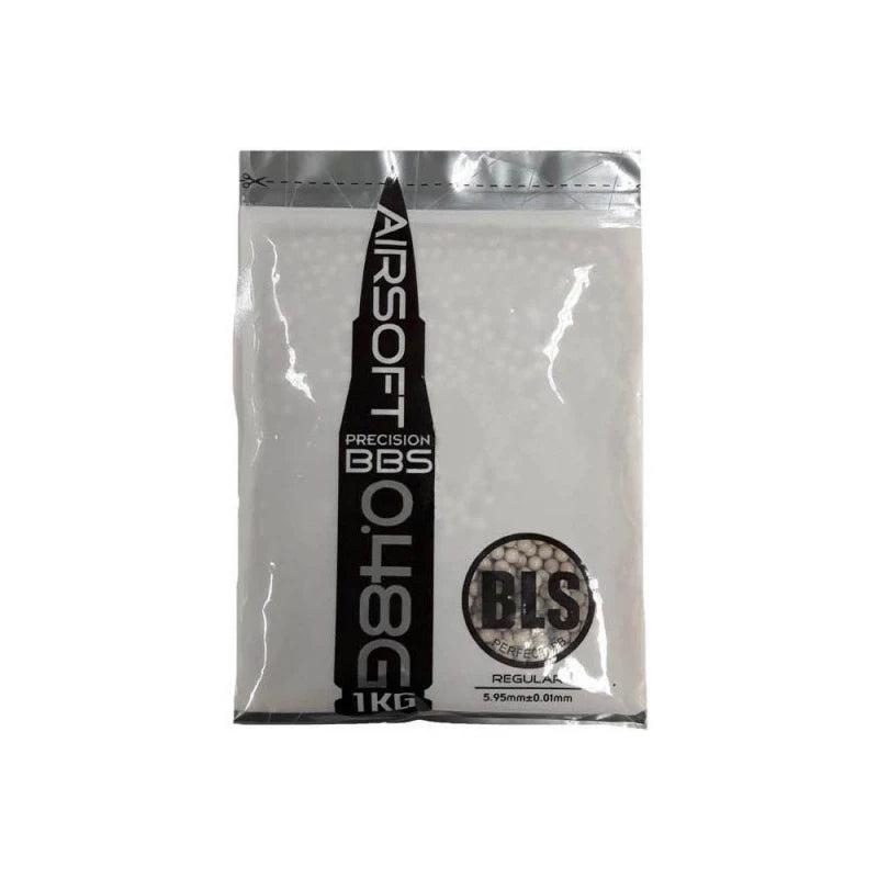 BLS 0.48g hvide airsoft kugler 2080 stk genlukkelig | Airsoftgeek