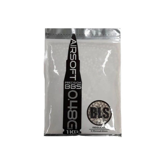 BLS 0.48g hvide airsoft kugler 2080 stk genlukkelig | Airsoftgeek