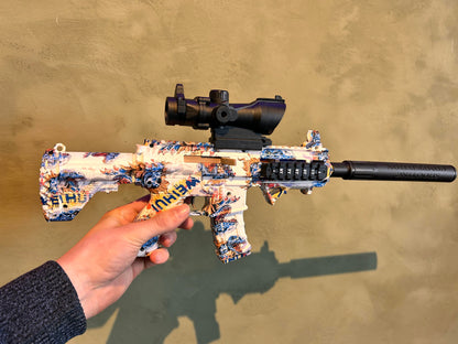 Splatter M4 Gel Blaster - Dino Graffiti