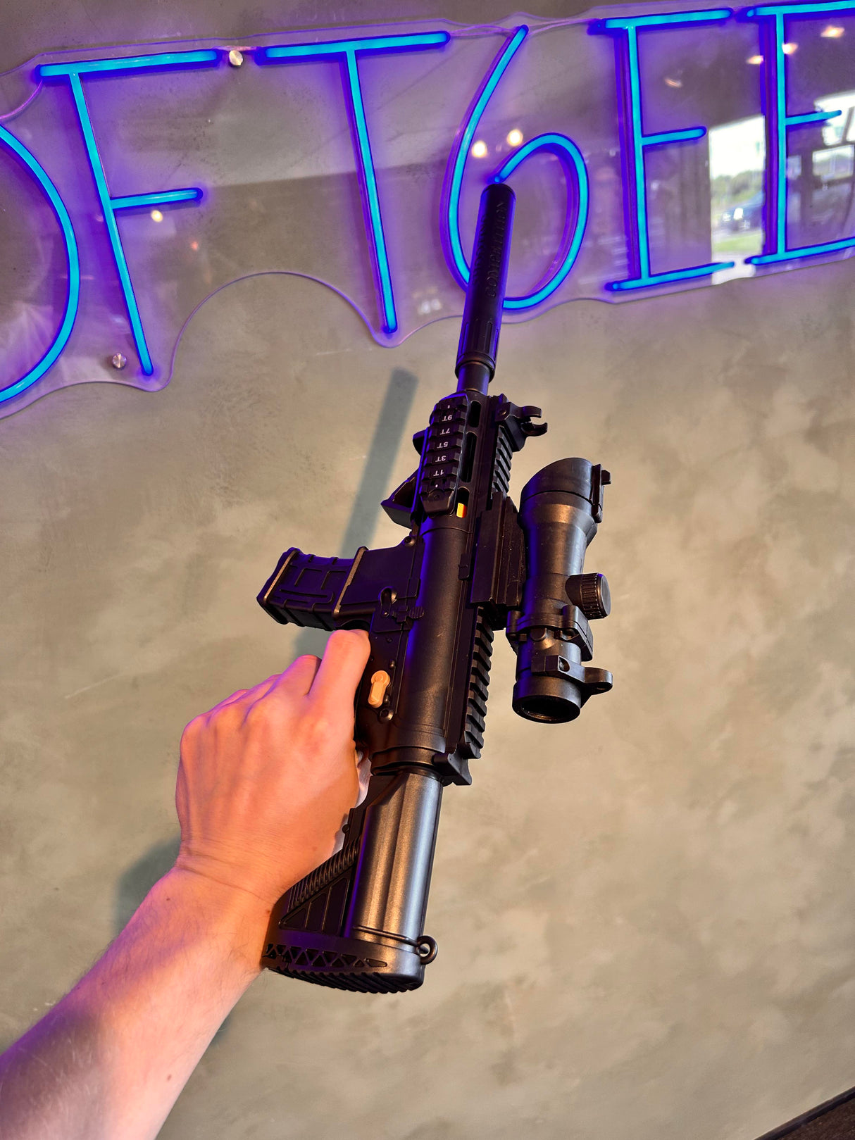 Splatter Mini M4 Gel Blaster - Svart