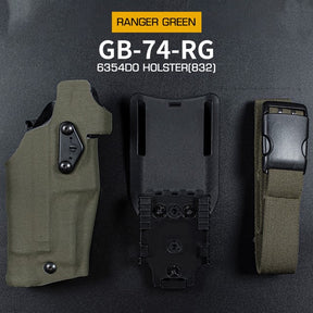 WST 6354 DO Holster Glock 17 with X300 Flashlight, Right-Handed