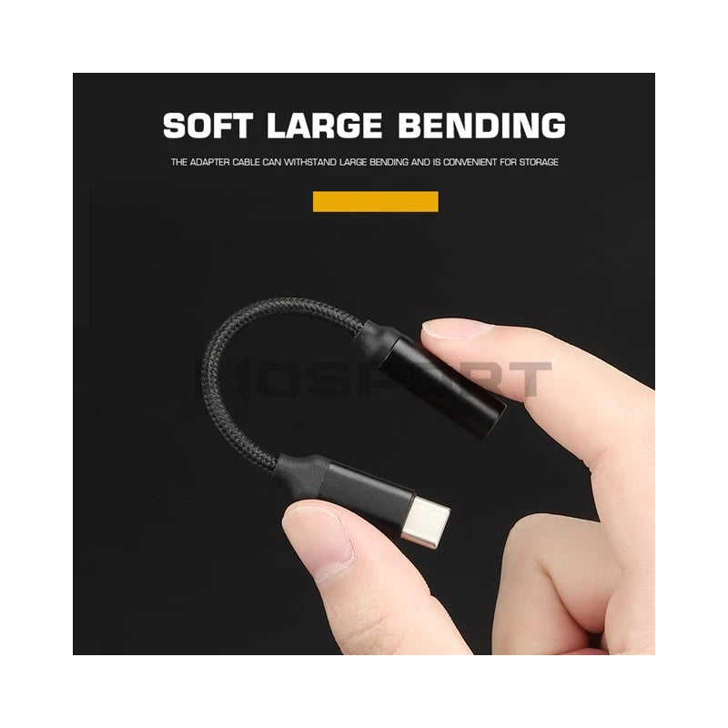 12 cm USB-C ljudadapterkabel 3,5 mm hörlursadapter