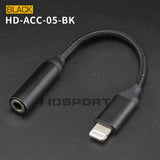 12 cm Lightning Audio adapterkabel 3,5 mm hovedtelefonadapter