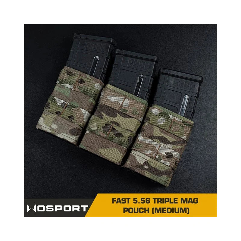 FAST Type Triple 5.56 magasin ficka (Medium) Coyote