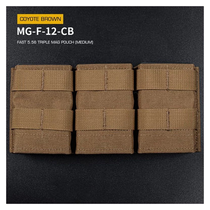 FAST Type Triple 5.56 magasin ficka (Medium) Coyote