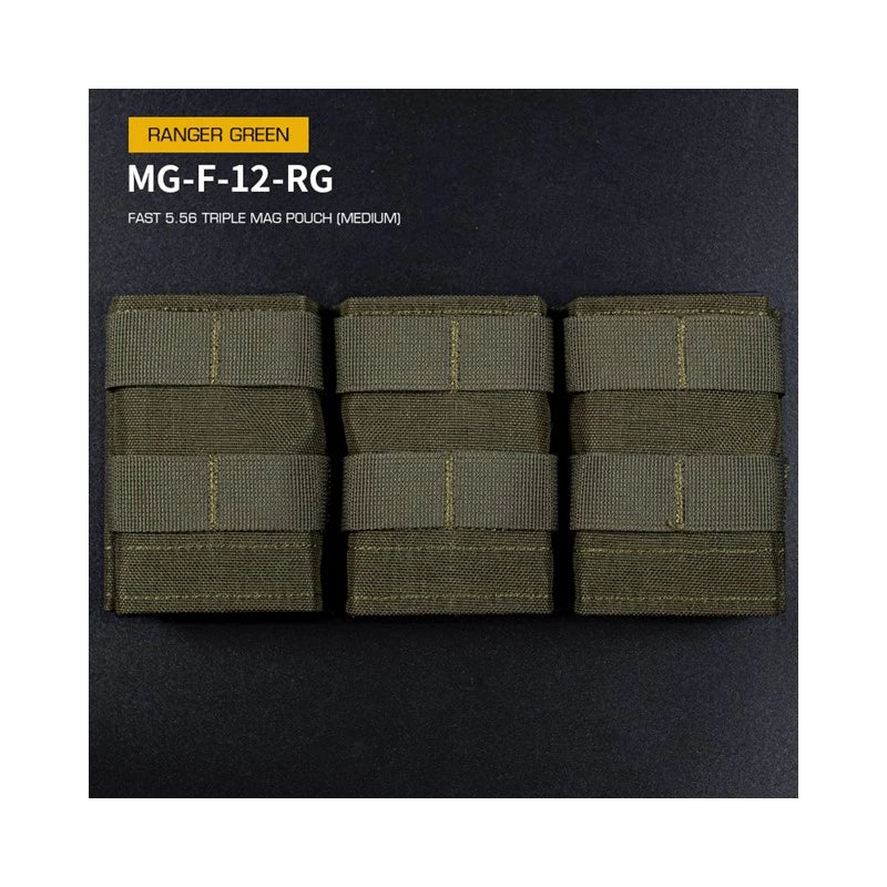 FAST Type Triple 5.56 Magasinficka (Medium) Ranger Green