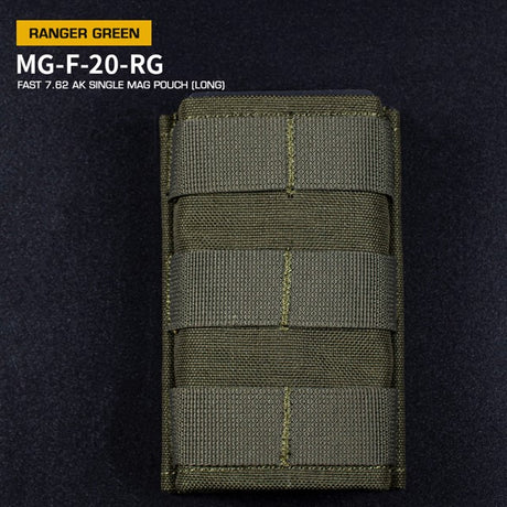 Fast Type Single 7.62 Magasin Pouch Til AK - Ranger Green