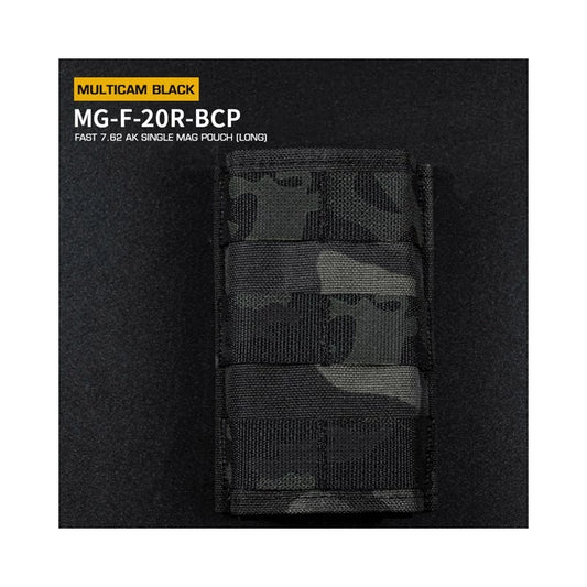 Fast Type Enkel 7.62 Magasinficka För AK - Svart Multicam