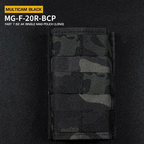 Fast Type Single 7.62 Magasin Pouch Til AK - Sort Multicam