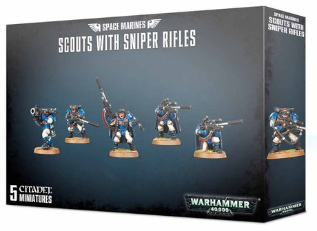 Space Marines Scouts With Sniper Rifles