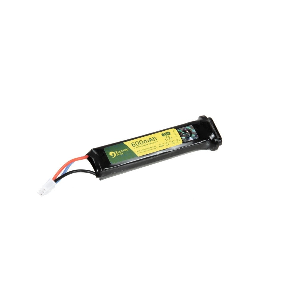 Electro River LiPo Batteri 7,4V 600mAh 20C - AEP