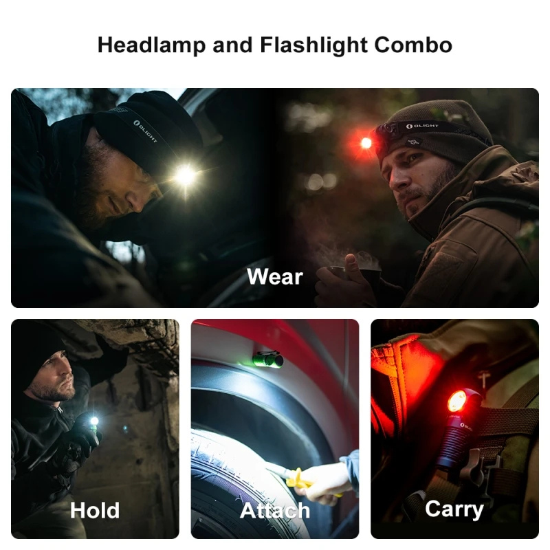 OLIGHT Perun 2 Mini Uppladdningsbar Pannlampa 1100 lm