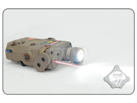 AN-PEQ-15 LA-5 Upgrade Version - LED White light + Red laser with IR Lenses Tan