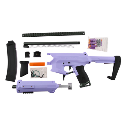 Worker Mod Seagull manuell fjädrad blaster – korta skumpilar (lila)