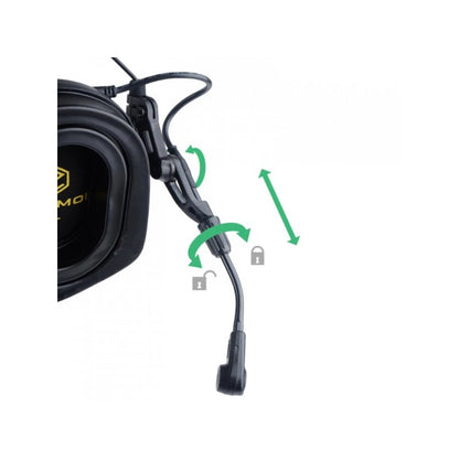 Earmor M32H PLUS Electronic Tactical Headset – Helmet Mount
