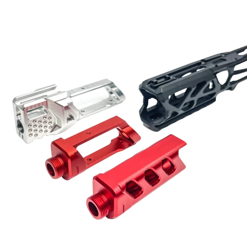 CNC Upper för AAP01 CTM FUKU-2 skelett – Svart/Röd