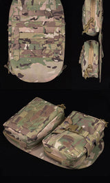 WoSporT WST SCARAB MOLLE-bagpanel med granat- og IFAK-lomme