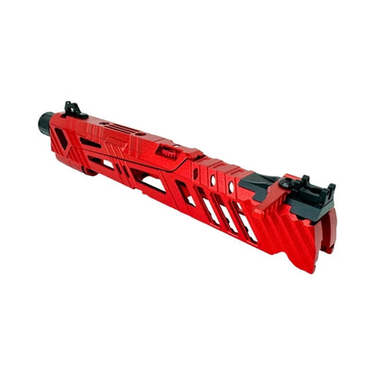 CTM CNC Alu Mantelhölje Superline Split Slide TM Hi-capa 4.3 - Röd