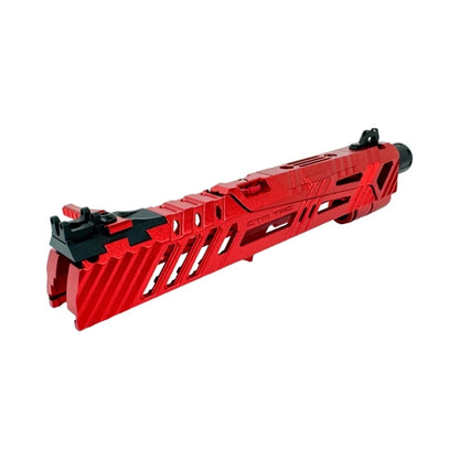 CTM CNC Alu Mantelhölje Superline Split Slide TM Hi-capa 4.3 - Röd
