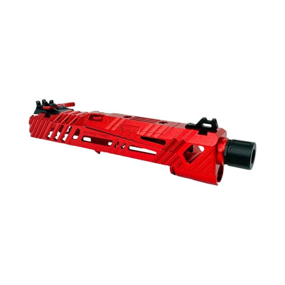 CTM CNC Alu Mantelhölje Superline Split Slide TM Hi-capa 4.3 - Röd