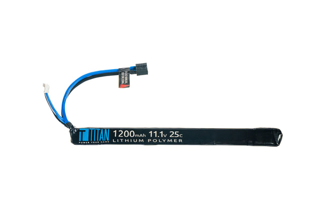 TITAN Li-Po Batteri 11.1V 1200mAh 25C (T-Dean) – Stick / AK