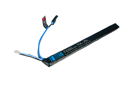TITAN Li-Po Batteri 7.4V 1200mAh 25C – Stick (AK) Small Tamiya