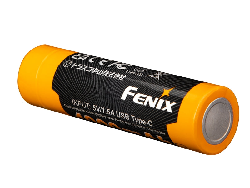 FENIX 18650 Genopladeligt Batteri 4000mAh Li-ion USB-C