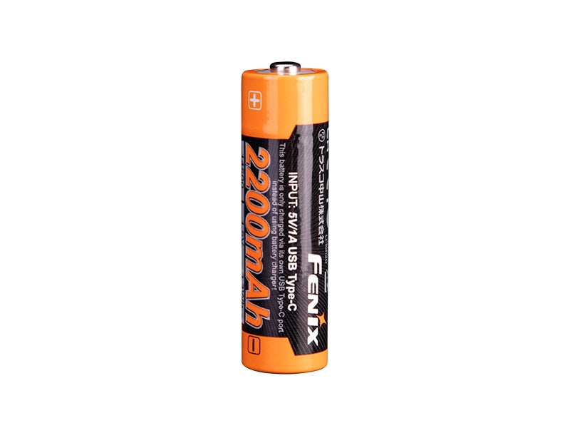 Fenix ARB-L14-2200U Genopladeligt AA-Batteri 1,5V 2200mAh med USB-C