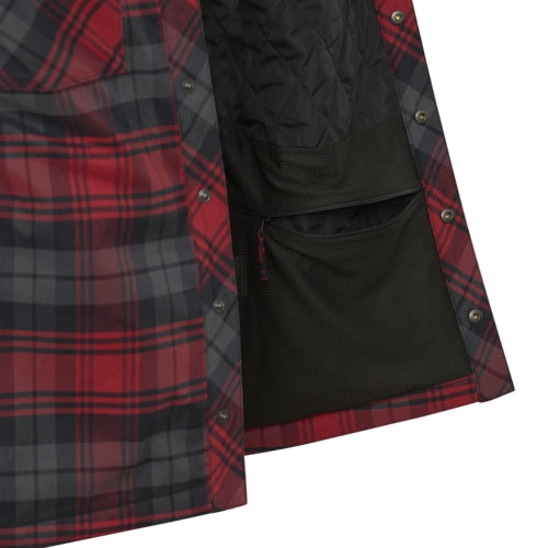 HELIKON WINTER WARDEN Shirt, Long Sleeve - Slate Crimson Plaid