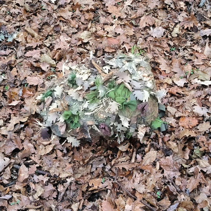 Paket med 3D SilkLeaf Camouflageblad, Oak (25 st) - Brun