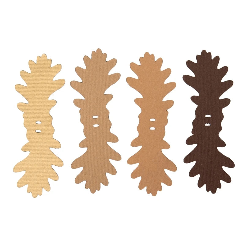 Paket med 3D SilkLeaf kamouflageblad, liten (25 st) - Brun
